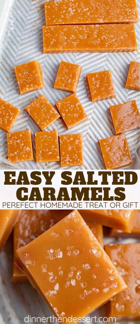 Corn Cream, Candy Caramel, Desserts Homemade, Salted Caramels, Holiday Desserts Christmas, New Year's Desserts, Dessert Homemade, Dinner Then Dessert, Vegan Candies