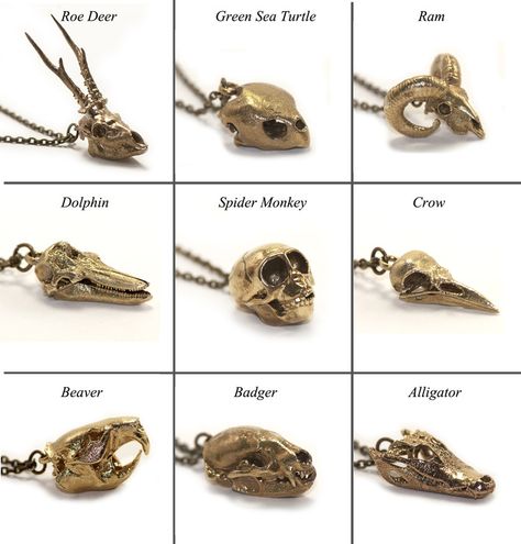 Sculpture Nature, Metal Animal, Animal Skull, Human Figures, Skull Necklace, Funky Jewelry, Animal Skulls, Gothic Jewelry, Jewelry Inspo