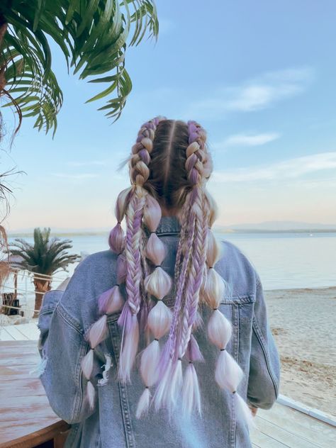 Mermaid Burning Man, Burning Man Braids, Burning Man Hairstyles, Burning Man Hair, Braids Purple, Festival Hair Braids, Festival Braids, Male Makeup, Mens Braids