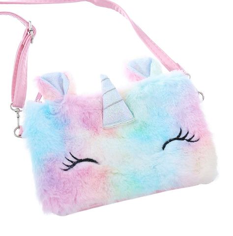 Unicorn Fashion, Unicorn Bag, Rainbow Bag, Messenger Purse, Purple Swirl, Unicorn Plush, Unicorn Lover, Fantasias Halloween, Unicorn Design