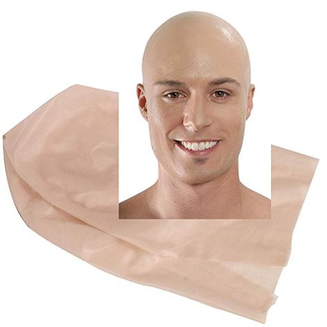 Bald Caps, Easy College Halloween Costumes, Flower Party Dress, Makeup Professional, Bald Cap, Mehron Makeup, Shave My Head, Long Dark Hair, Bald Heads