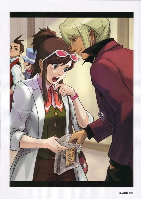 View full-size (724x1024 163 kB.) Ace Attorney Apollo Justice, Ema Skye, Klavier Gavin, Ace Hardware Store, Apollo Justice, Professor Layton, Mbti Character, Phoenix Wright, Ace Attorney