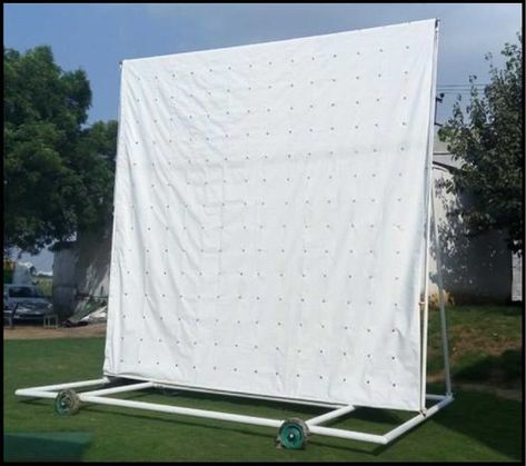 Cricket Side Screen Cricket Sight Screen, Uttar Pradesh, Outdoor Blanket, Siding, Screen, India