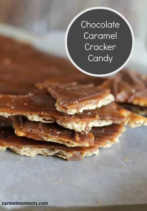 Saltine Cracker Recipes, Carmel Chocolate, Candy Caramel, Cracker Candy, Croquembouche, Saltine Crackers, Cracker Recipes, Oreo Dessert, S'mores