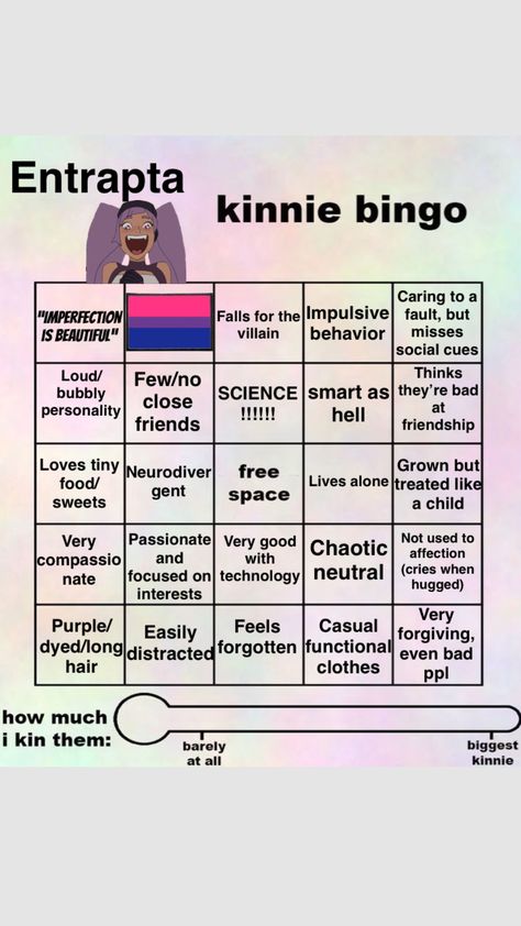 She Ra Kinnie Bingo, Random Bingo, Kinnie Bingo, Bingo Template, Social Cues, Bingo Board, Fandom Memes, Friend Friendship, Friendship Love