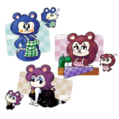 Able Sisters Animal Crossing, The Able Sisters, Able Sisters, A Clothing Store, Animal Crossing Fan Art, Animal Crossing Characters, Nintendo Art, Comic Art Girls, Happy Drawing