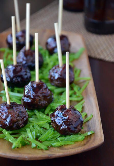 Asian Meatballs, Glazed Meatballs, Just A Taste, Meatballs Recipe, Meatball Recipes, Appetizers For Party, Appetizer Snacks, Finger Foods, Meatballs