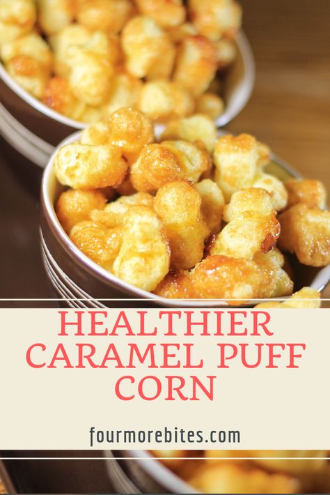 Puff Popcorn Recipes, Maple Puff Corn, Corn Puff Caramel Corn, Carmel Puffs Recipe, Old Dutch Caramel Puff Corn, Puff Corn Recipes, Puffcorn Recipes, Carmel Puff Corn, African Stews