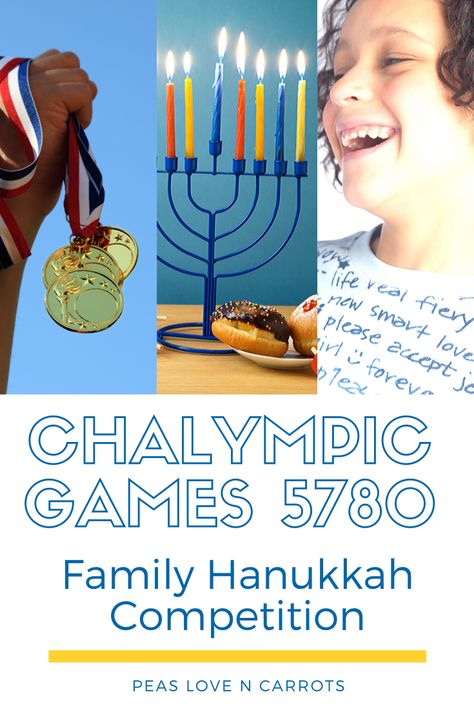 Family Competition Games, Chanukah Games, Hanukkah Game, Hanukkah Crafts, Competition Games, Hanukkah Decorations, Team Names, Family Games, Fun Ideas