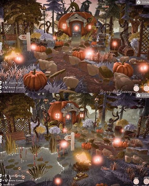 Dreamland Ideas, Disney House Ideas, Disney Island, Angle Pictures, Deco Disney, Valley Game, Valley Landscape, Pumpkin House, Valley Village