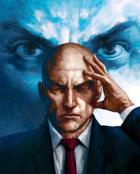 Professor X (Charles Xavier) - X MEN Professor X Charles Xavier, Professor Xavier, Aang The Last Airbender, Interesting Drawings, Professor X, Charles Xavier, Deck Ideas, Great Power, Aang