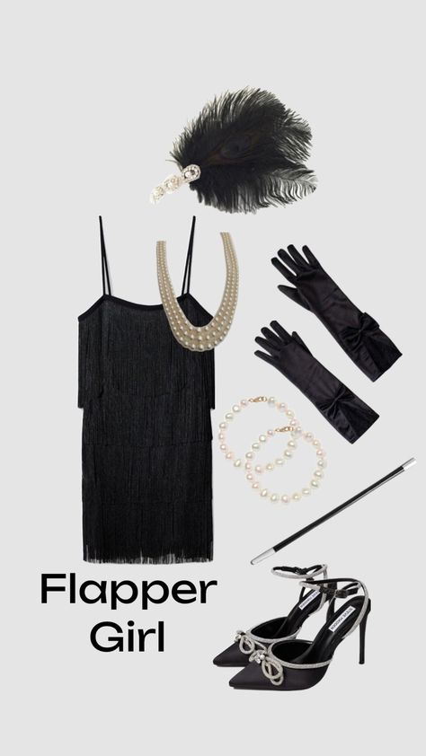 Halloween costumes ideas Flapper Girl Halloween Costume, Flapper Girl Costumes, Gatsby Outfit, Flapper Girls, Halloween Costumes Ideas, Flapper Girl, Costumes Ideas, Halloween Costumes For Girls, Halloween Girl