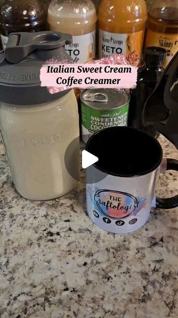 The Craftologist on Instagram: "Italian sweet cream coffee creamer recipe! 🤗" Diy Italian Sweet Cream Coffee Creamer, Craftologist Coffee Creamer, The Craftologist, Italian Sweet Cream Coffee Creamer Recipe, Italian Sweet Cream Coffee Creamer, Amaretto Coffee Creamer, Sweet Cream Coffee Creamer Recipe, Coffee Creamer Bottle Crafts, Sweet Cream Coffee Creamer