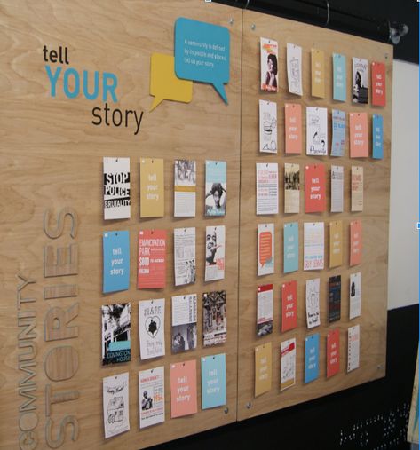 Sponsorship Display Ideas, Office Notice Board Ideas Creative, Community Notice Board, Info Board Design, Information Board Ideas, Interactive Booth Ideas, Participatory Design, Interactive Exhibit, Community Room