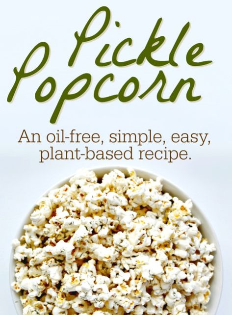 Pickle Popcorn, Popcorn Seasoning Recipes, Flavored Popcorn Recipes, Popcorn Oil, Popcorn Recipes Easy, Gluten Free Popcorn, Healthy Popcorn, Homemade Popcorn, Popcorn Snacks