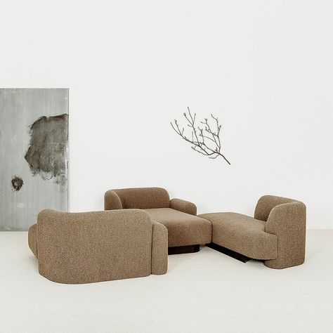 Christophe Delcourt, Sofa Velvet, Armchair Design, Home Library, Lounge Sofa, Banquette, Modular Sofa, Sofa Chair, Bed Design