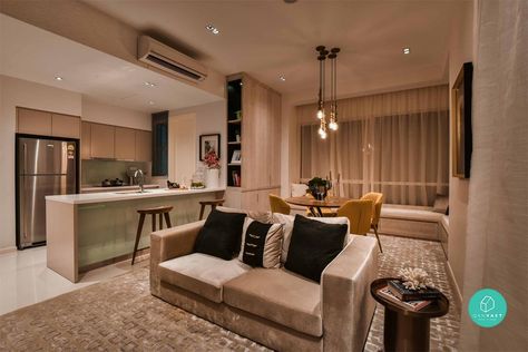 10 Surprisingly Spacious Condos Less Than 100 Sqm Small Room Interior, Minimal Windows, Condo Design, Small Apartment Design, Larger Than Life, Design Management, Tiny Apartment, Black House Exterior, Trendy Decor