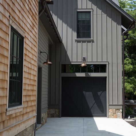 Cedar Siding Exterior, Cottage Exterior Ideas, Hardy Board, Cedar Shake Siding, Hardie Board, Shake Siding, Hardie Siding, Board And Batten Siding, Cedar Homes