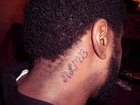 NLMB never leave my brother neck tattoo Never Leave My Brother Tattoo, Brother Tattoos, Never Leave Me, Chest Tattoo Men, Creative Arts And Crafts, Chest Tattoo, Neck Tattoo, Tattoo Stencils, Tattoo Design Drawings