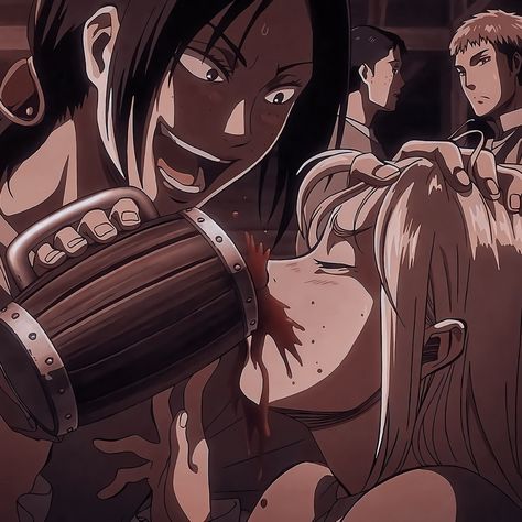 Ymir X Historia, Ymir And Christa, Last Game Manga, Isekai Anime, Attack On Titan 2, Attack On Titan Ships, Titans Anime, Attack On Titan Funny, Attack On Titan Fanart