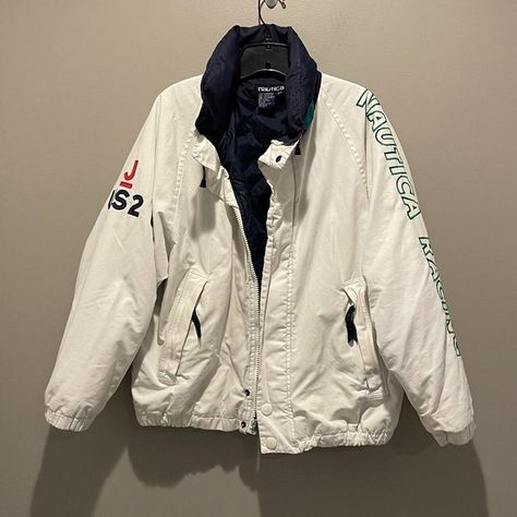 Nautica Vintage Sailing Jacket Mens sz S Nautica Jacket, Vintage Sailing, Sailing Jacket, Hype Clothing, Urban Fashion, Jacket Outfits, Sailing, Mens Jackets, Fashion Design