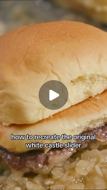 138K views · 8.3K likes | First We Feast on Instagram: "How to make the ORIGINAL white castle slider with @motzburger 🍔" How To Make Sliders, White Castle Hamburgers, White Castle Burgers, White Castle Sliders, Hamburger Sliders, First We Feast, Burger Sliders, White Castle, Smash Burger