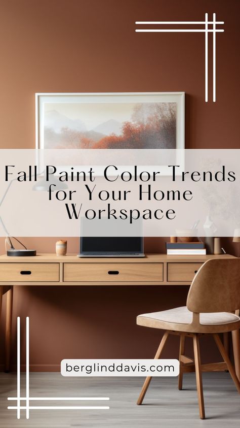 Fall paint color trends for your home workspace Fall Paint Colors, Paint Color Trends, Muted Sage, Home Workspace, Choosing Paint Colours, Serene Environment, Rust Paint, Choosing Paint, Trending Paint Colors