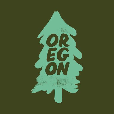 Oregon Drawing, Oregon Trees, Tin Fish, Forest Logo, Conference Themes, Corvallis Oregon, Oregon Life, Pacific Northwest Art, Shirt Inspiration