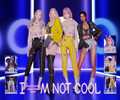 HyunA I'm not Cool M/V outfits | new_en092[뉴엔] on Patreon V Outfits, Sims Stories, Sleeveless Turtleneck Top, Sims 4 Cc Skin, The Sims 4 Download, Best Sims, Sims 4 Game, Sims 4 Cc Finds, Sims 4 Clothing