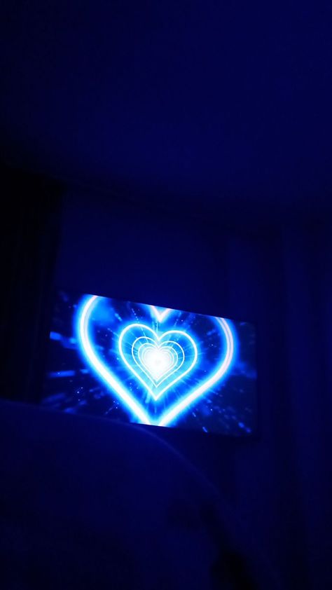 blue heart TV view Aesthetic Peace, Heart Overlay, Blue Hearts, Heart Background, Cool Wallpapers Art, Heart Wallpaper, Neon Blue, Blue Heart, Blue Wallpapers