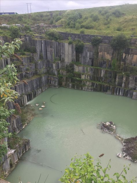 Limestone Quarry, Golden Hill, Brutalism, Natural Stone, Natural Stones, Minecraft, Phone Wallpaper, Yard, Stone