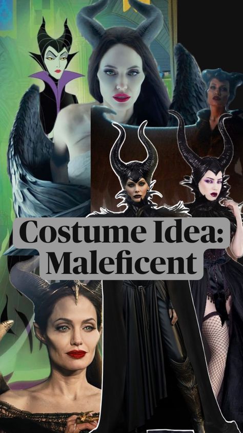 Dramatic body types are long and angular, so sleek, bold, and striking costumes like these will emphasize their naturally dramatic lines and sharp features. Sharp Features, Maleficent Costume, Halloween Costume Idea, Deep Winter, Maleficent, Body Types, Halloween Costume, Sleek, Halloween