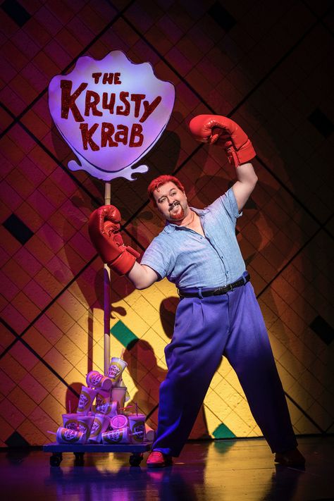 Mr Krabs Costume, Mr Krabs Spongebob, Spongebob The Musical Props, Spongebob The Musical Costumes, Spongebob Musical Costumes, Sponge Bob The Musical, Spongebob The Musical Set Design, Squidward Spongebob The Musical, Spongebob Party Ideas