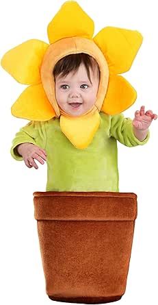 Baby Flower Costume, Flower Pot Costume, Flower Costume, Flower Pot Design, Baby Costume, Baby Flower, Funny Costumes, White Magic, Flower Headpiece