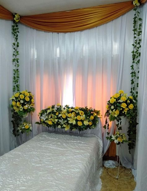 Bilik Pengantin, Wedding Muslim, Home Wedding Decorations, Home Wedding, Wedding Decorations, Indonesia, Curtains, Weddings, Collage