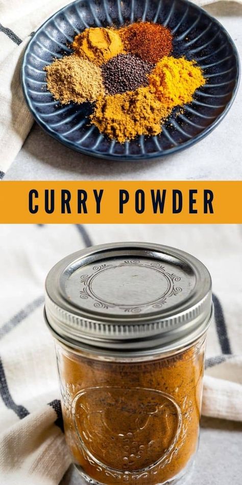 Mild Curry Powder Recipe, Red Pepper Curry, How To Make Curry, Homemade Curry Powder, Curry Seasoning, Homemade Curry, Curry Spices, Powder Recipe, Curry Dishes