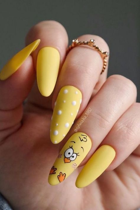 30 Cute Easter Nails For 2024 - Girl In Cali Simple Easter Nails, Cute Easter Nails, Bright Colored Nails, Fall Nail Idea, Easter Nail Ideas, Nail Art Winter, Women Nail Art, Nail Spring, Nail Fall