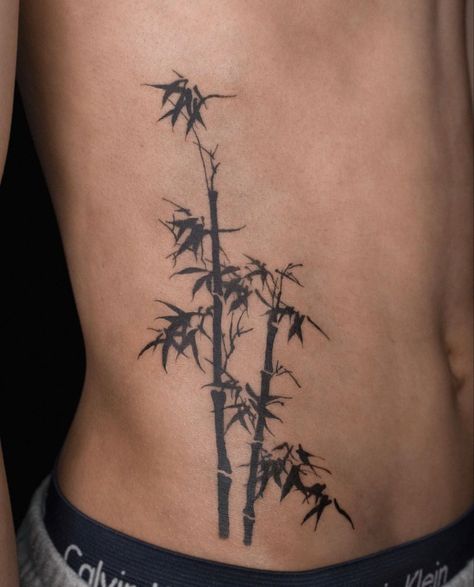 Foliage Tattoo Men, Japanese Branch Tattoo, Japanese Architecture Tattoo, Asian Patchwork Tattoo, Plant Tattoos Men, Bamboo Leaves Tattoo, Tree Tattoos Men, Japanese Flower Tattoo Men, China Tattoo Ideas