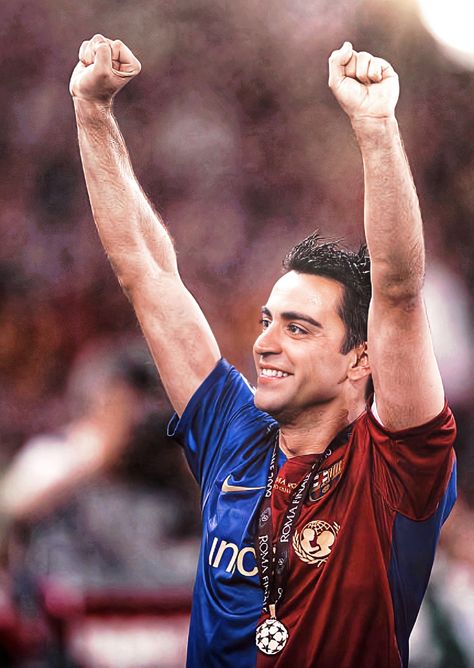 Xavi Barcelona, Barcelona Wallpapers, Fc Barca, Real Madrid Cristiano Ronaldo, Fc Barcelona Wallpapers, Xavi Hernandez, Cute Football Players, Football Images, Barcelona Fc