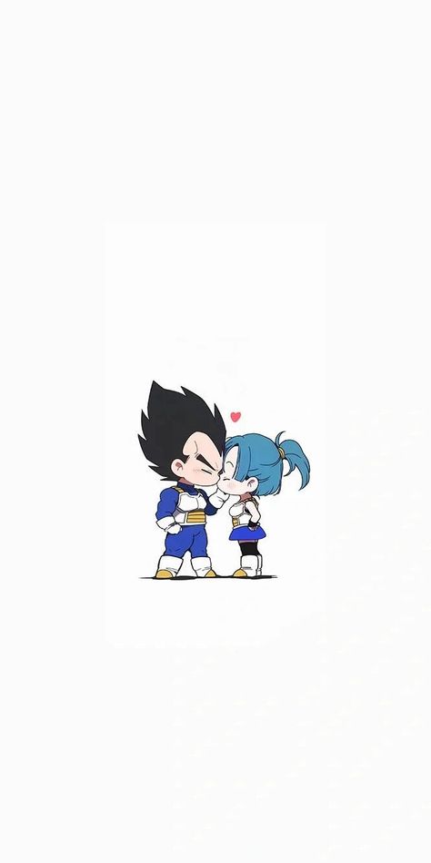 Vegeta Bulma Wallpaper, Dragon Ball Matching Wallpaper, Bulma And Vegeta Tattoo, Dragon Ball Vegeta Wallpaper, Vegeta X Bulma Fanart, Dragon Ball Tattoo Ideas, Dragon Ball Chibi, Vegeta Wallpapers, Vegeta Majin