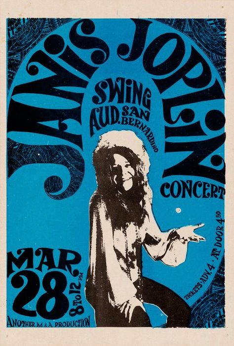 Janis Joplin Style, Arte Jazz, Rock Poster Art, Music Concert Posters, Vintage Concert Posters, Vintage Music Posters, Round Robin, Concert Poster, Tour Posters