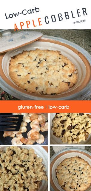 Keto Apple Cobbler Recipes, Keto Apple Cobbler, Low Carb Apple Cobbler, Cobbler Recipes Easy, Apple Cobbler Recipe, Apple Pie Filling Recipes, Low Carb Menus, Favorite Pie Recipes, Pie Filling Recipes