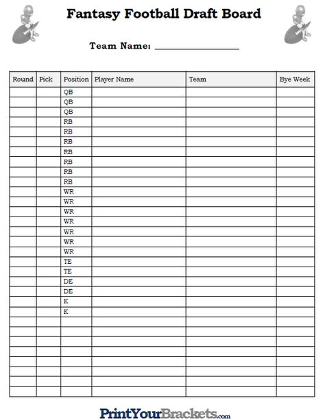 Draft Board Fantasy Football Draft Sheet, Fantasy Football Draft Board, Football Draft Party, Fantasy Football Draft Party, Fantasy Football Names, Fantasy Football Funny, Fantasy Draft, Nfl Fantasy Football, Fantasy Football Humor