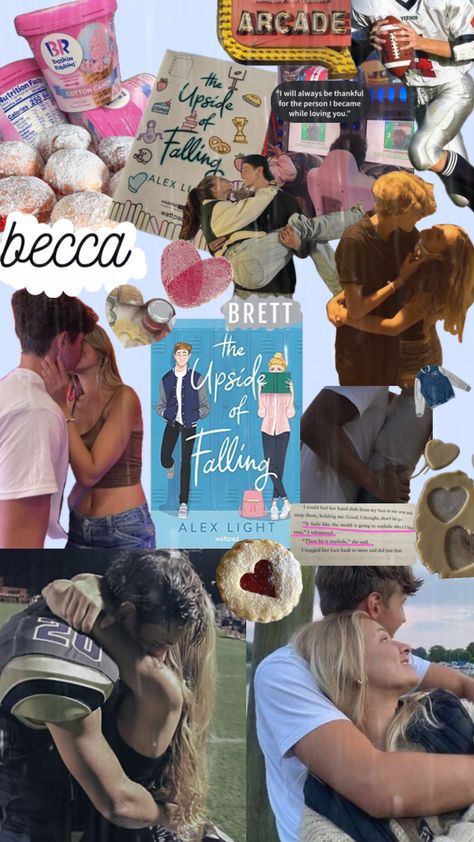 The Upside of Falling 💙 #books #theupsideoffalling #beccaandbrett #sportsromance The Upside Of Falling Aesthetic, Falling Aesthetic, The Upside Of Falling, Fandoms Unite, Fallen Book, Sports Romance, The Upside, Romance Novels, Book Aesthetic