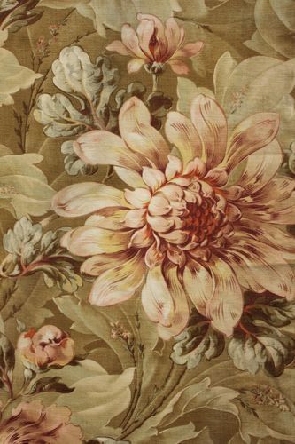 1885 Belle Epoque French printed fabric French Fabric, Antique Fabrics, French Decor, Vintage Textiles, Vintage Fabrics, Colour Schemes, Color Pallets, Sherwin Williams, Printed Fabric