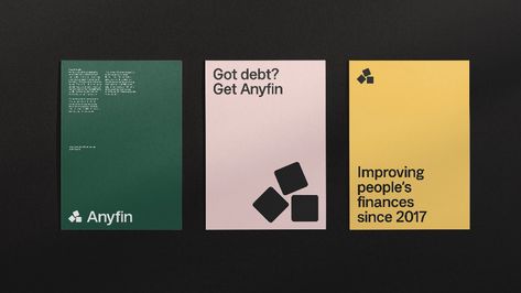 Anyfin - Brand strategy and identity by Kurppa Hosk Kurppa Hosk, Identity Design Logo, Borrow Money, Brand Experience, Identity Logo, Brand Strategy, Identity Design, Visual Identity, Design Logo