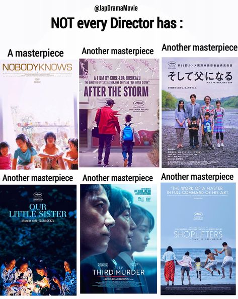 Director Hirokazu Koreeda ✨✨... - Japanese Drama and Movie Recommended Japanese Movie, 100 Movies To Watch List, Where To Watch Japanese Movies, Japanese Drama List, Japanese Drama Recommendation, Japanese Movies To Watch, Hirokazu Koreeda, Japanese Films, Movie Recs