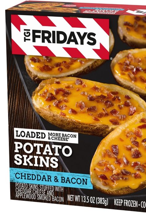 Tgi Friday's Potato Skins Air Fryer - Half-Scratched Loaded Potato Skins Air Fryer, Air Fryer Frozen Potato Skins, Potato Skins Air Fryer, Healthy Potato Skins, Fry Board, Potatoes Skins, Air Fryer Potato Skins, Bacon Cheese Potatoes, Air Fryer Potatoes