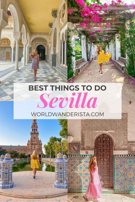 Best things to do in Sevilla; the ultimate city guide for an epic stay incl. map! Sevilla Itinerary, Portugal Lagos, Trip Outfit Summer, Seville Spain Travel, Spain Outfit, Spain Trip, Spain Aesthetic, Dream Trips, Sevilla Spain