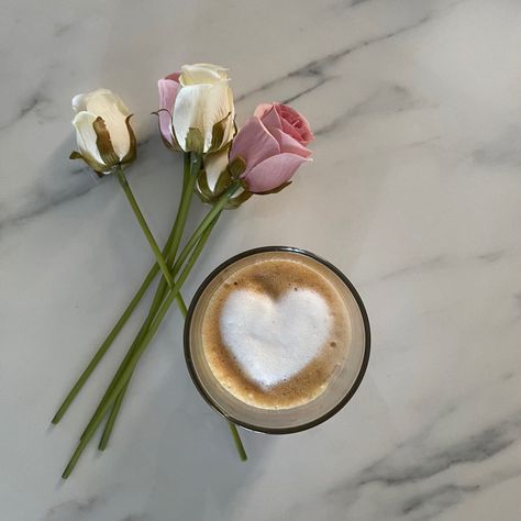 Coffee aesthetic heart roses white aesthetic Heart Coffee Aesthetic, Hearts Aesthetic, Heart Roses, Aesthetic Heart, Heart Coffee, Roses White, Coffee Heart, Coffee Aesthetic, Aesthetic Iphone